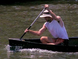 Me paddling the Ruta Maya